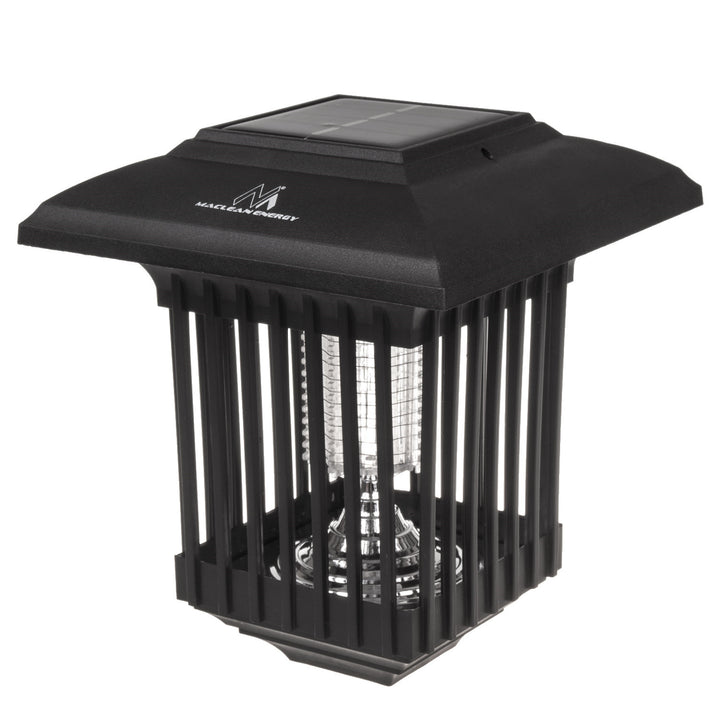 Maclean Solar LED Insektizidleuchte, IP44, LED/UV, 2*AA Ni-MH 200 mAh Akku, Solar 2V DC MCE448, 4 Stück