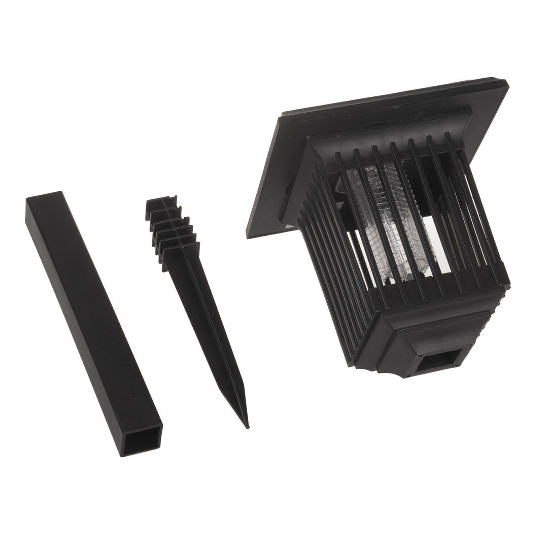 Maclean Solar LED Insektizidleuchte, IP44, LED/UV, 2*AA Ni-MH 200 mAh Akku, Solar 2V DC MCE448, 4 Stück