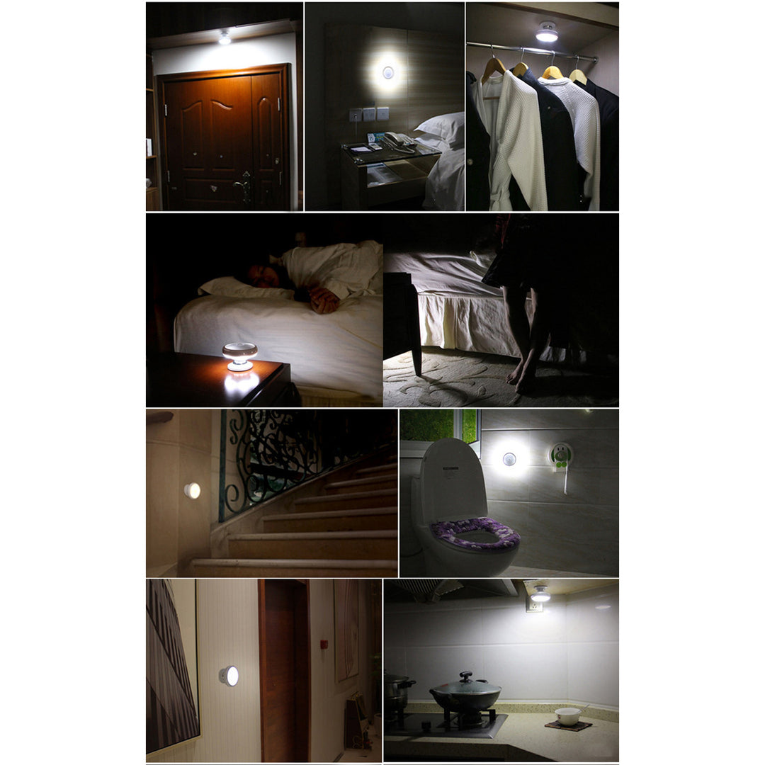 LED-Lampe mit Maclean-Bewegungssensor, Magnet, Hintergrundbeleuchtung, Lichtmodi: Dauerlicht, PIR-Sensor, 3xAA, MCE223 + 3 x Varta Industrial Batterien