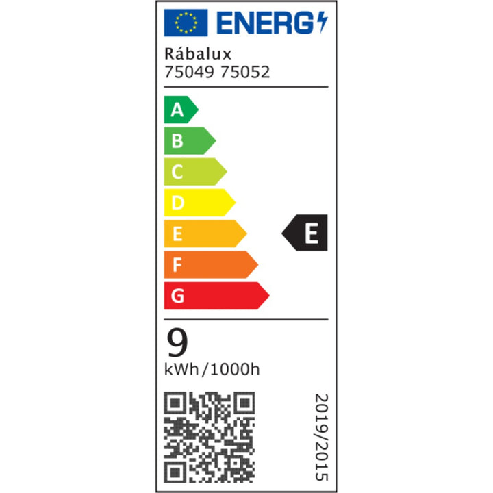 Rabalux-Badezimmerleuchte, Leistung 9 W, Tageslichtweiß 4000 K, IP44, Chrom, Oliro