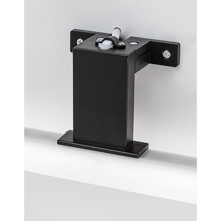 Rabalux Badezimmerleuchte, Leistung 9W, naturweiß 4000K, IP44. schwarz, Oliro