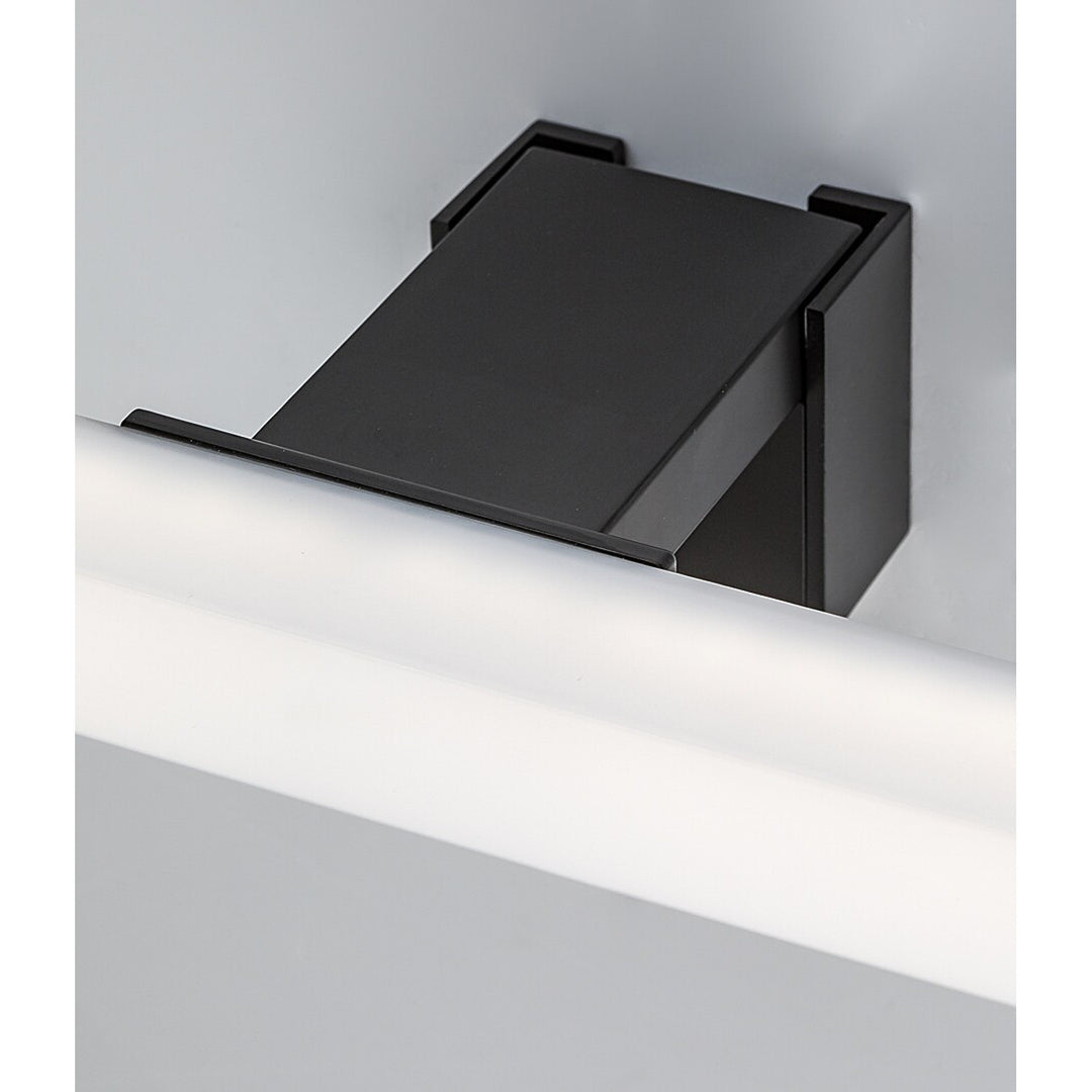 Rabalux Badezimmerleuchte, Leistung 9W, naturweiß 4000K, IP44. schwarz, Oliro