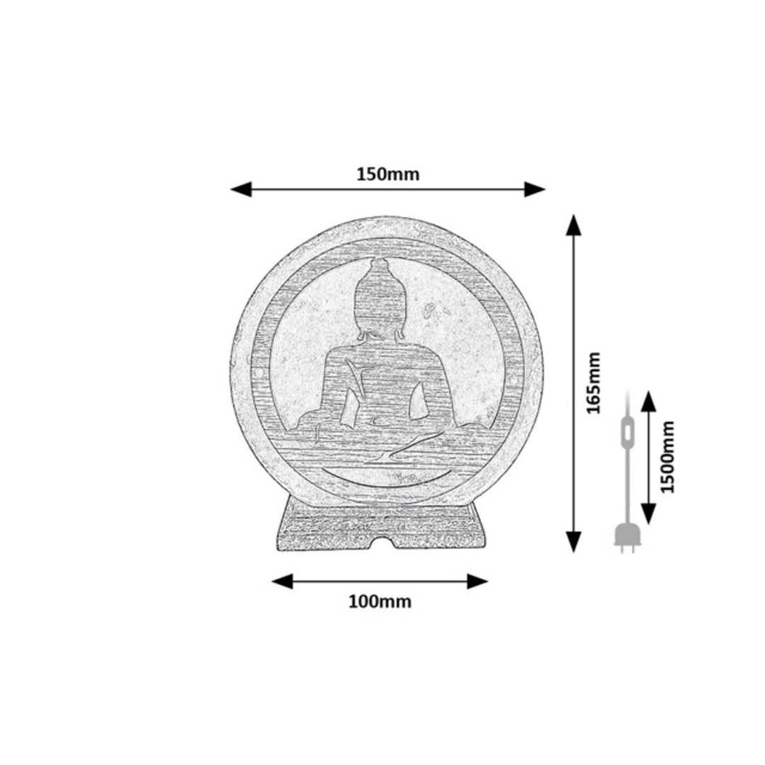 Rabalux Salzlampe, E14 Gewinde, orange, IP20, Zenova