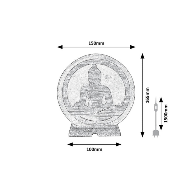 Rabalux Salzlampe, E14 Gewinde, orange, IP20, Zenova
