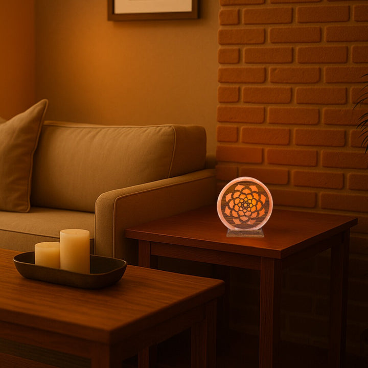 Rabalux Salzlampe, E14 Gewinde, orange, IP20, Mandali