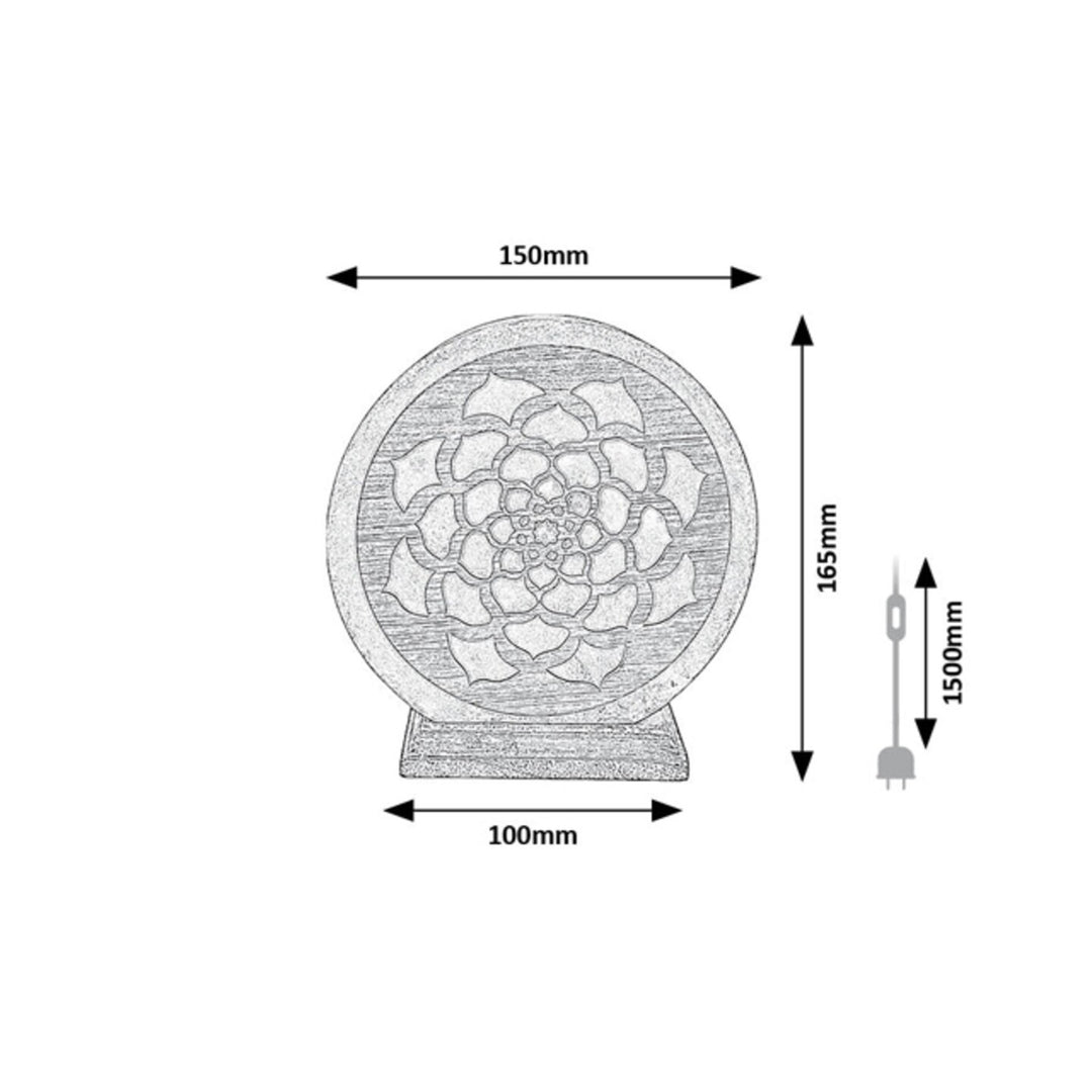 Rabalux Salzlampe, E14 Gewinde, orange, IP20, Mandali