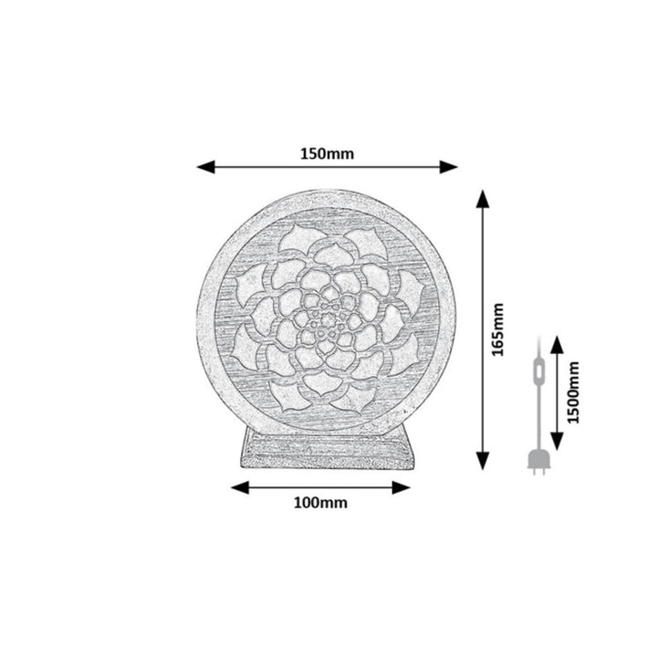 Rabalux Salzlampe, E14 Gewinde, orange, IP20, Mandali