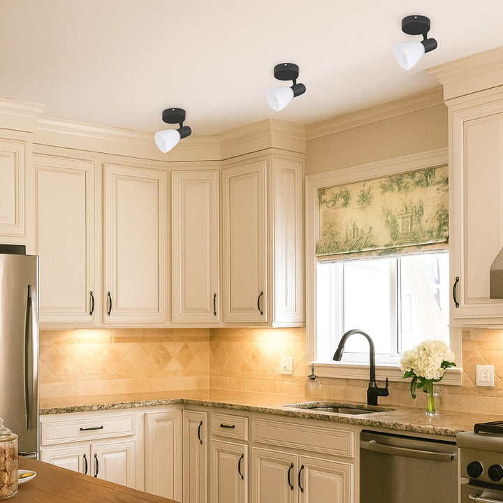 Rabalux Deckenleuchte, Spot, E14 Glühbirnengewinde, IP20, schwarz, Soma