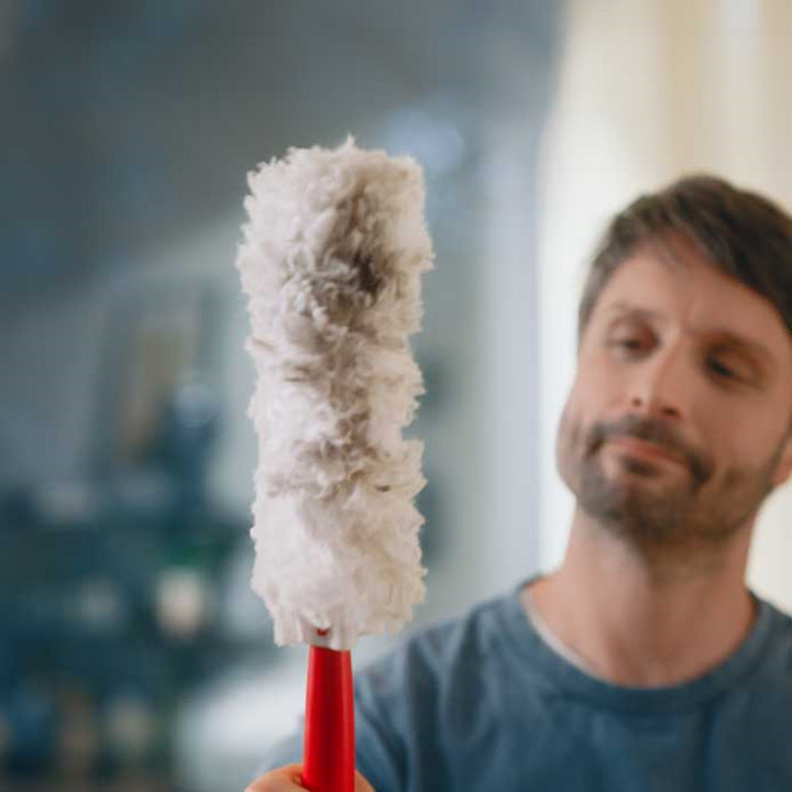 Vileda Flex&Catch Staubbesen, 5 Stück, 100% recycelte Fasern, 360° Nachfüllung