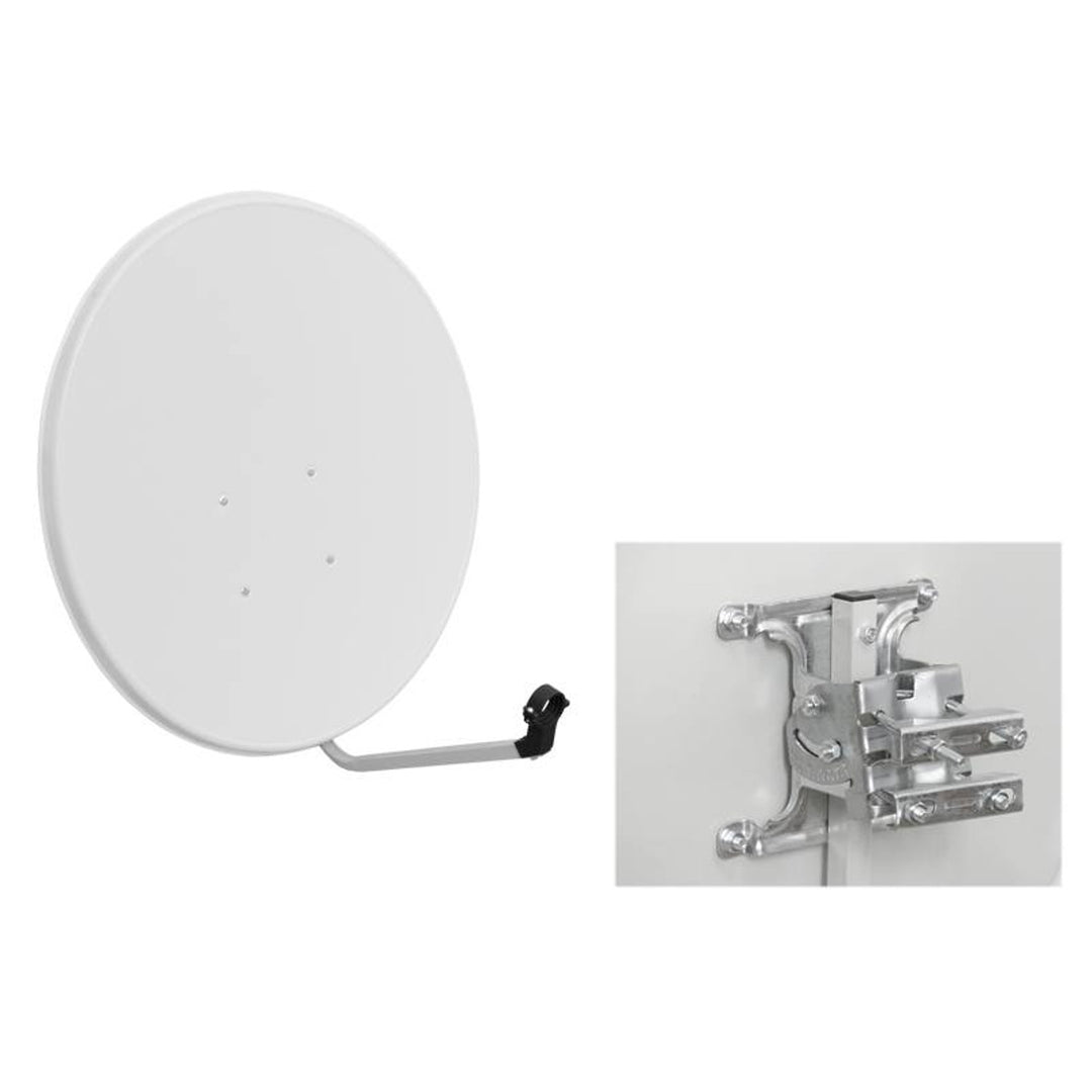 LTC Satellitenschüssel, 90cm, weiß, hohe mechanische Festigkeit, LXSAT952