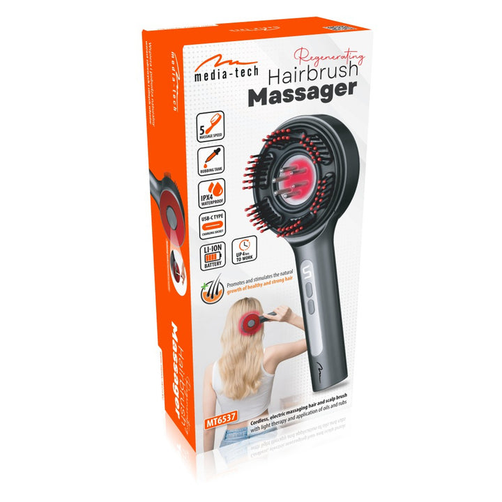 REGENERATING HAIRBRUSH MASSAGER Haar- und Kopfhaut-Massagebürste MT6537