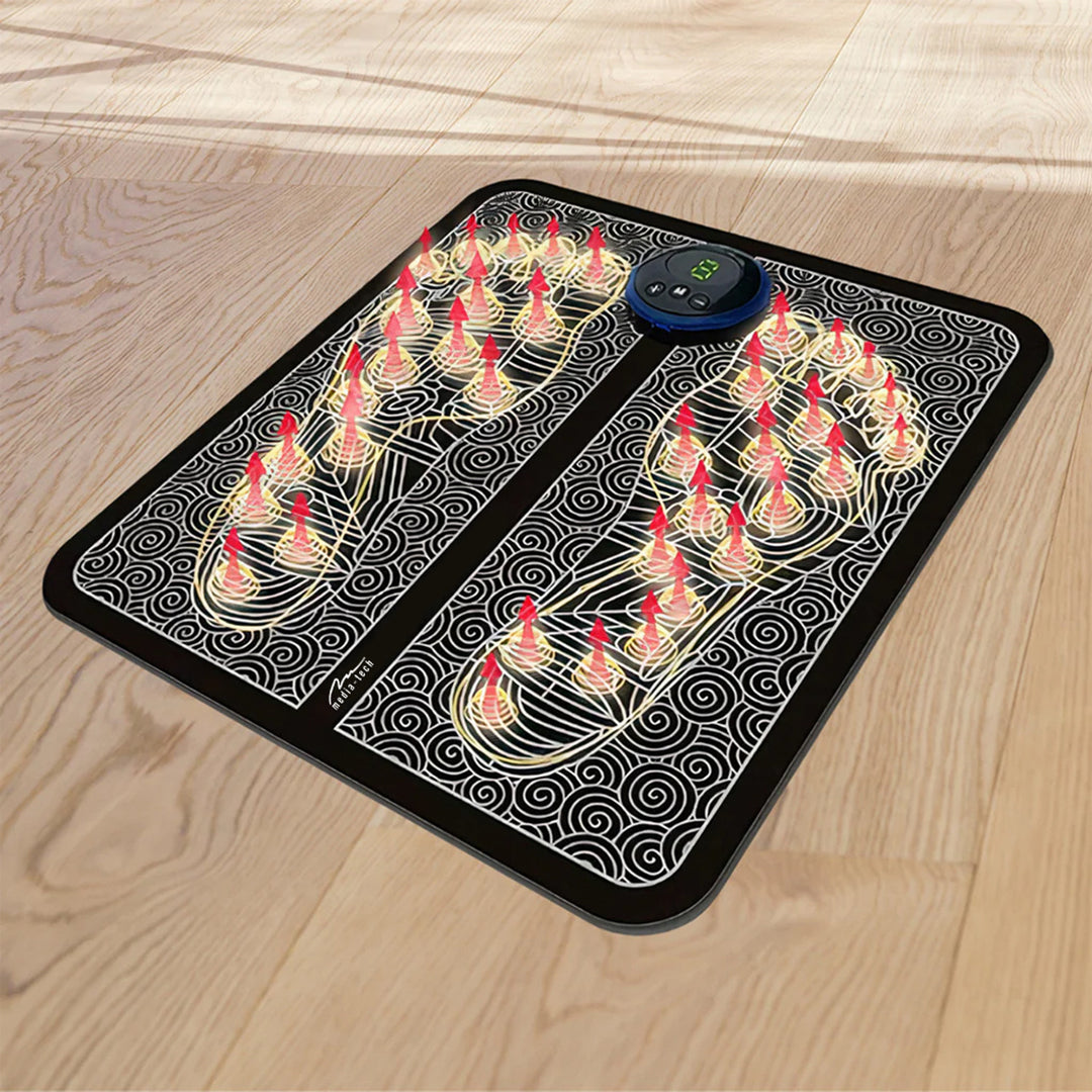 Media-Tech Fußmassagegerät, EMS Elektrostimulationsmassage, 8 Modi, 19 Intensitätsstufen, MT6527