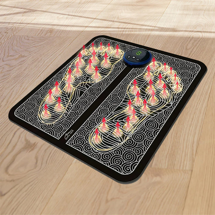 Media-Tech Fußmassagegerät, EMS Elektrostimulationsmassage, 8 Modi, 19 Intensitätsstufen, MT6527