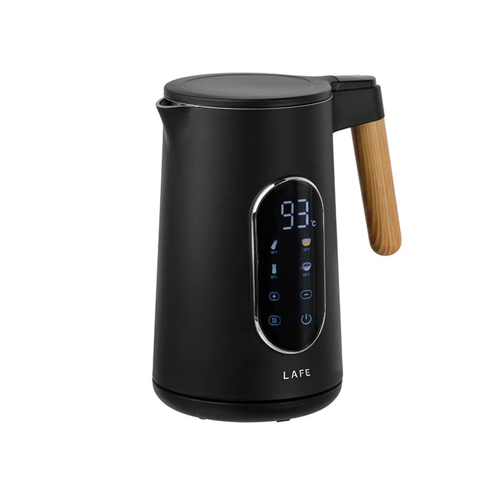 Lafe elektrischer Wasserkocher, Temperaturkontrolle, doppelwandig, Fassungsvermögen 1,7L, max. Leistung 2200W, KettleX Pro