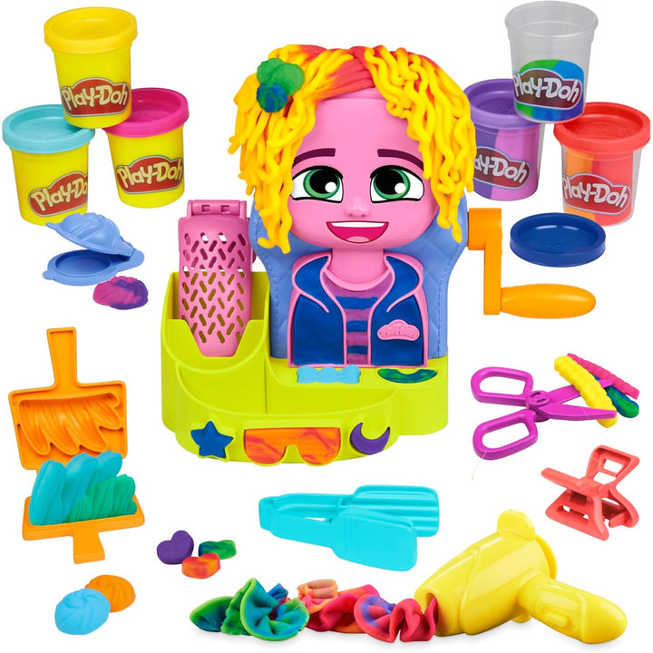 Play-Doh Friseursalon, kreatives Spielzeug, pastryoline, F8807