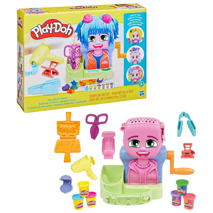 Play-Doh Friseursalon, kreatives Spielzeug, pastryoline, F8807