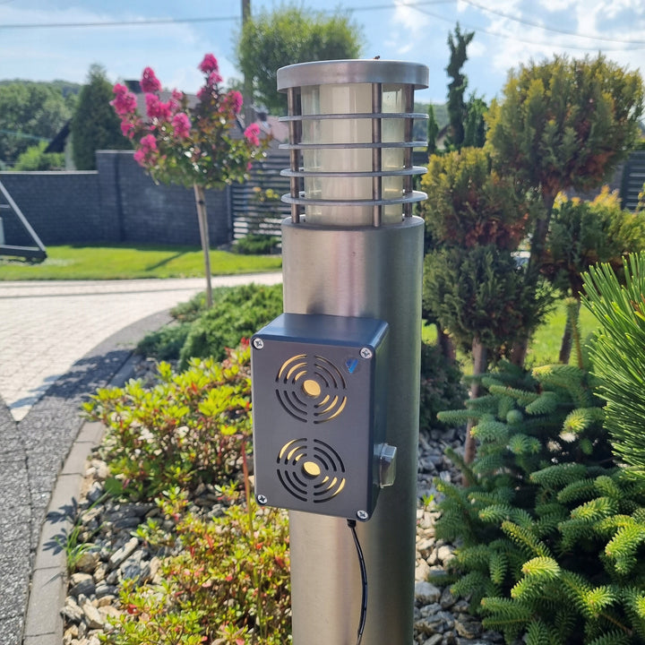 Nagetierabwehr, Marder, Ratte, Mausabwehr Viano, energiesparender Ultraschallgenerator, IP65, Waterpro