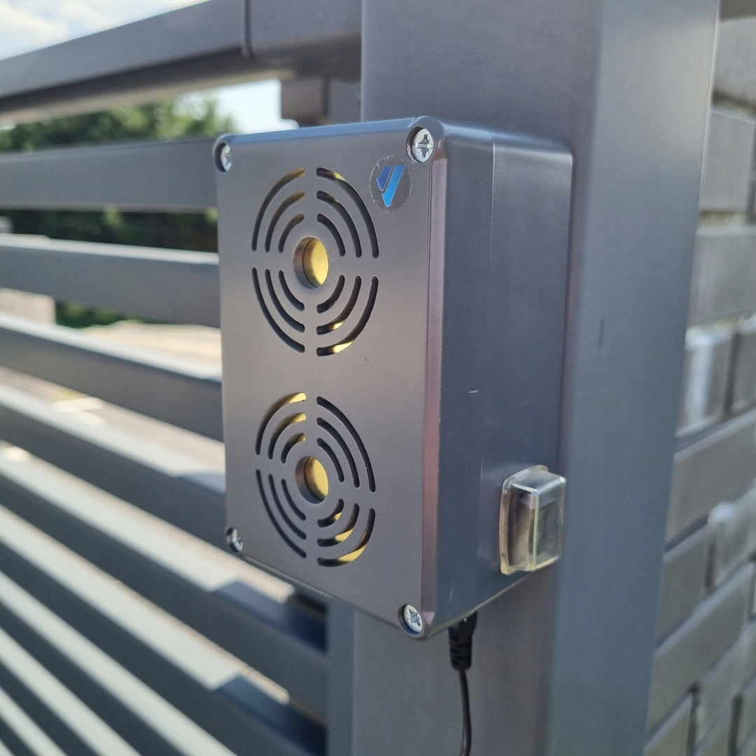 Nagetierabwehr, Marder, Ratte, Mausabwehr Viano, energiesparender Ultraschallgenerator, IP65, Waterpro