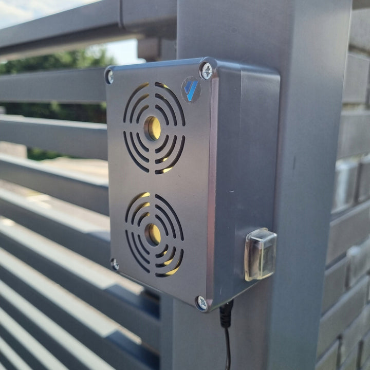 Nagetierabwehr, Marder, Ratte, Mausabwehr Viano, energiesparender Ultraschallgenerator, IP65, Waterpro