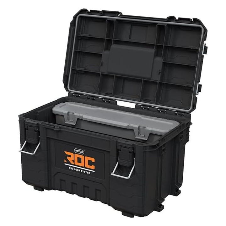 Werkzeugkasten Keter ROC Pro Gear 2.0, Tragkraft 54 kg, mit Pro-Mount-Halterungen, inklusive Organizer, zur Wandmontage geeignet, 256984