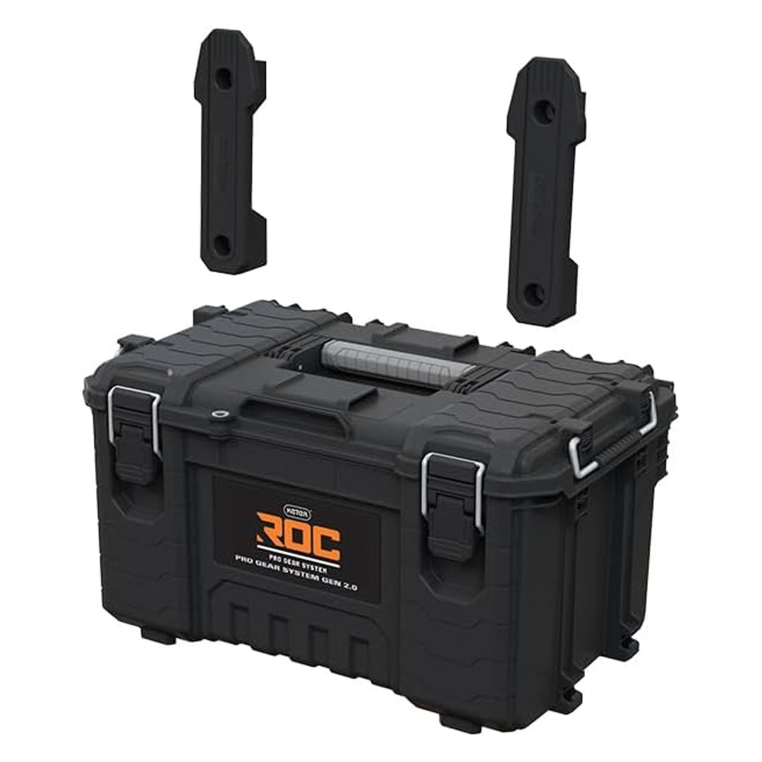 Werkzeugkasten Keter ROC Pro Gear 2.0, Tragkraft 54 kg, mit Pro-Mount-Halterungen, inklusive Organizer, zur Wandmontage geeignet, 256984
