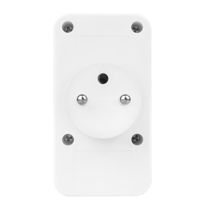 Maclean Stromsteckdose x2 + 4xUSB, Verteiler mit 2 Steckdosen, 2xUSB A, 2xUSB C PD 20W, 1x16A + 1x6A, MCE249 F/W, 3 Stück