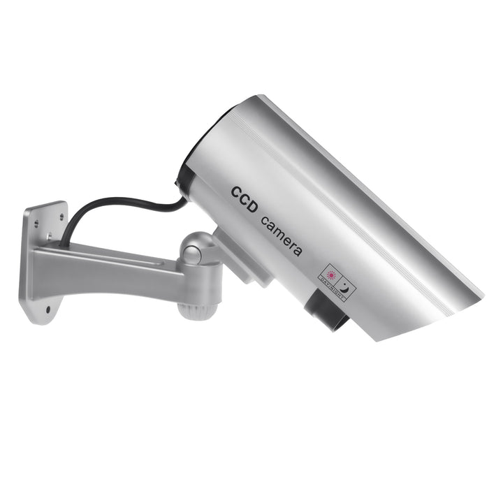 Kamera-Attrappe mit blinkender LED IR1100 S IR extern + 2x Varta Industrial AA Batterien