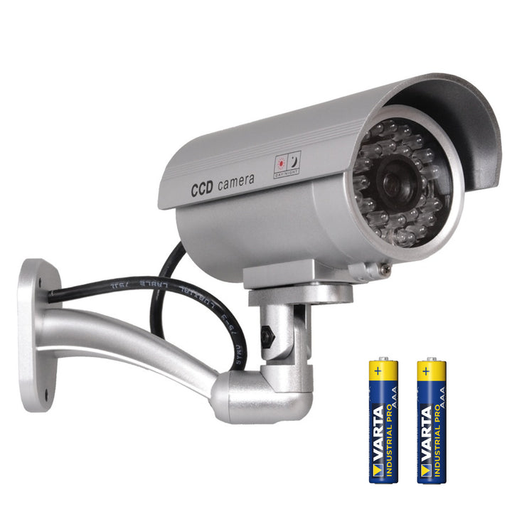 IR9000 S IR LED silber + 2x AAA Batterien Varta Industrial