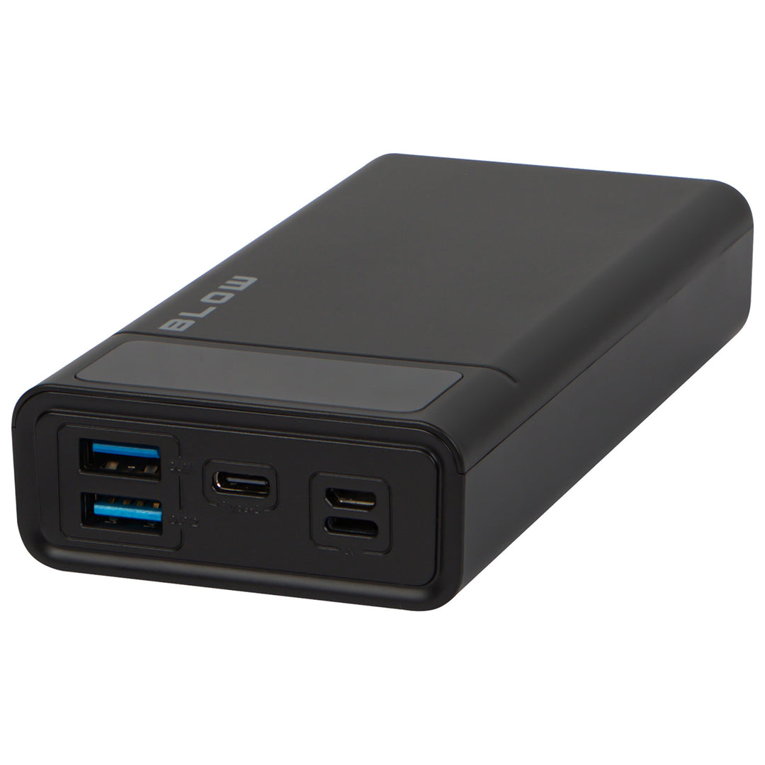 Powerbank 20.000 mAh PB20E QC+PD 20 W + Lightning, schwarz, Blow