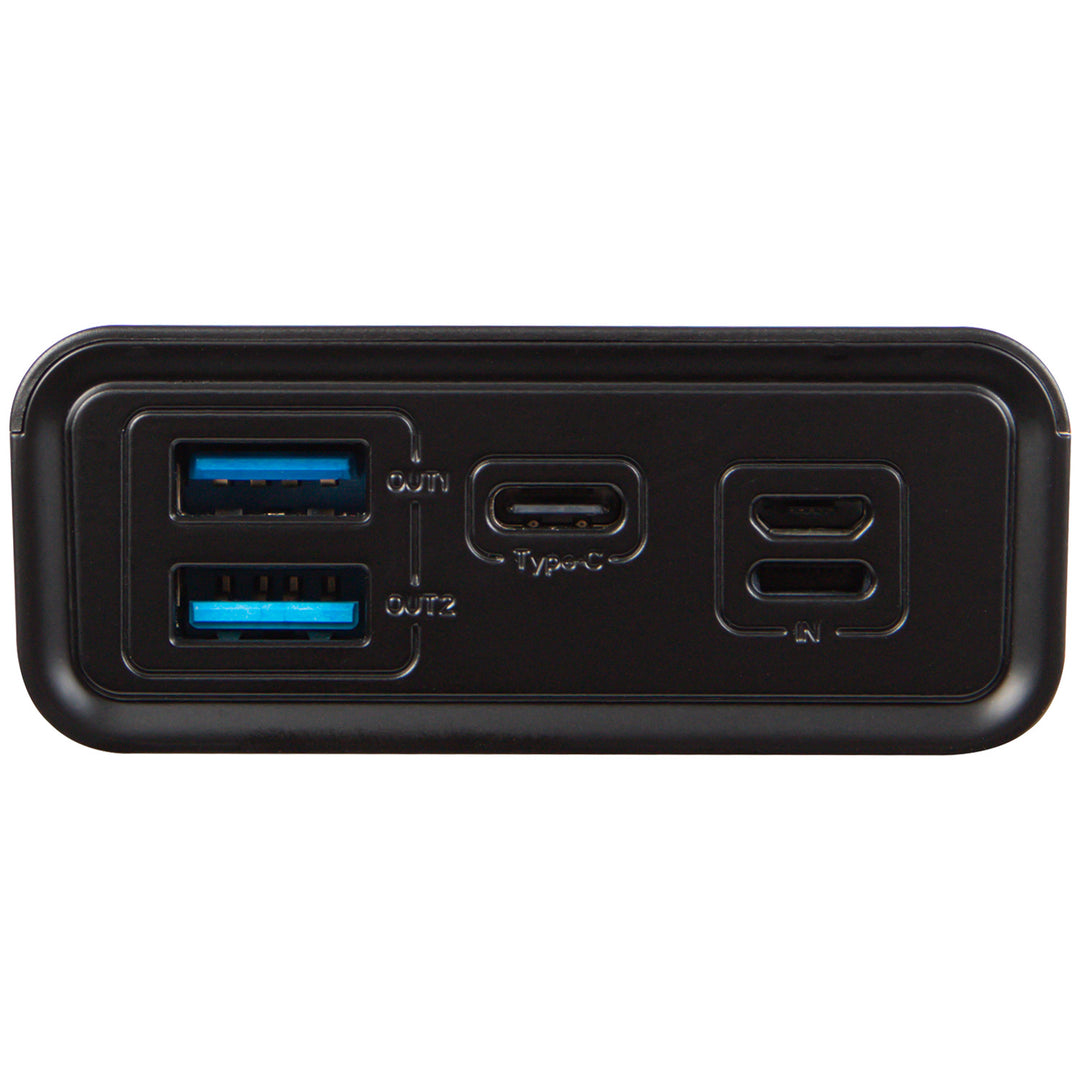 Powerbank 20.000 mAh PB20E QC+PD 20 W + Lightning, schwarz, Blow