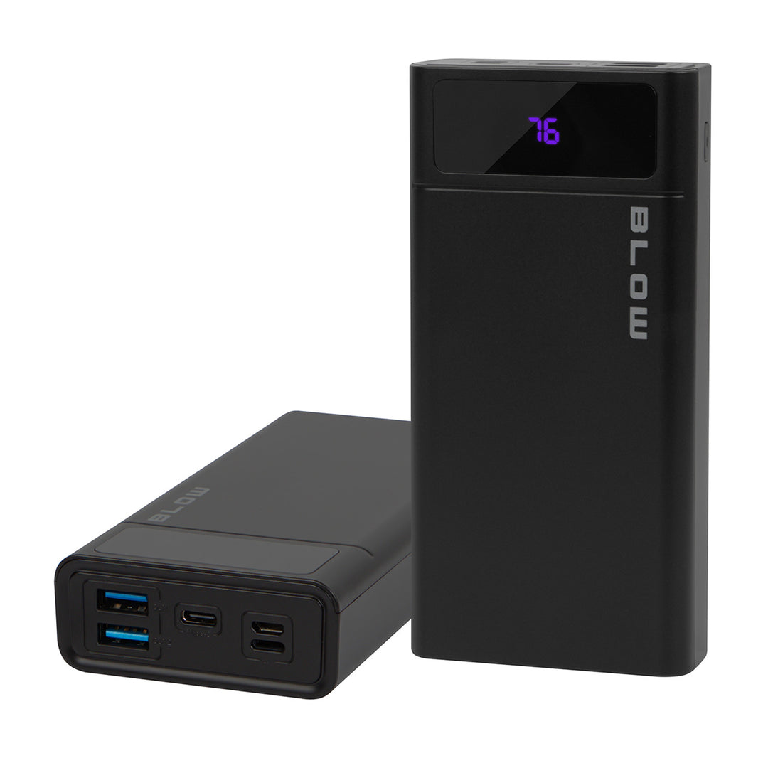 Powerbank 20.000 mAh PB20E QC+PD 20 W + Lightning, schwarz, Blow