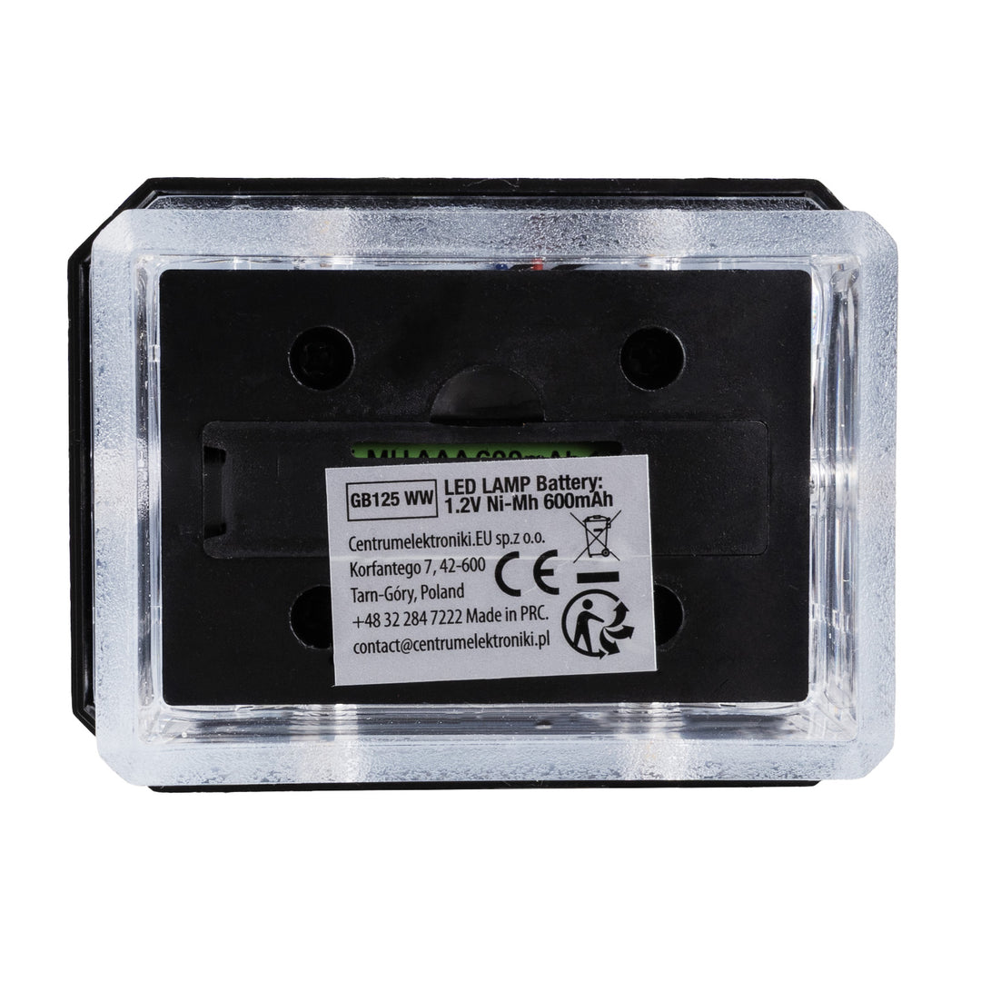 GreenBlue LED-Solarlampe für Pfosten, 60 x 40 mm, Briefumschlag-Abdeckung, 3200 K, GB125 WW