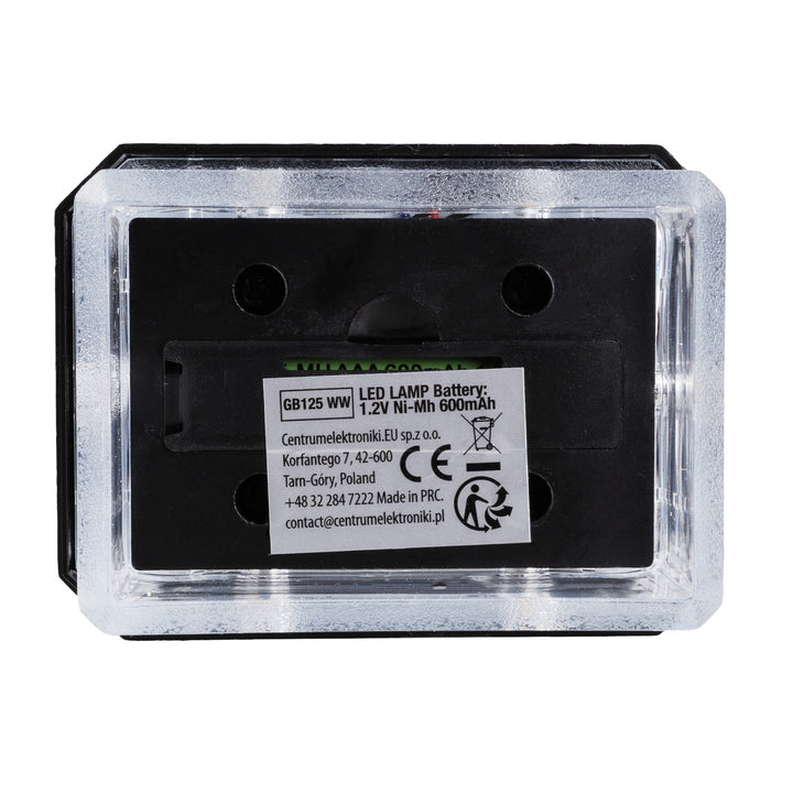 GreenBlue LED-Solarlampe für Pfosten, 60 x 40 mm, Briefumschlag-Abdeckung, 3200 K, GB125 WW