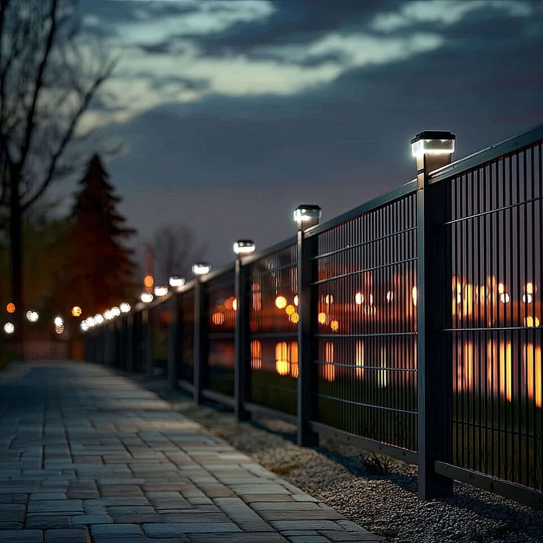 GreenBlue LED-Solarlampe für Pfosten, 60 x 40 mm, Briefumschlag-Abdeckung, 3200 K, GB125 WW
