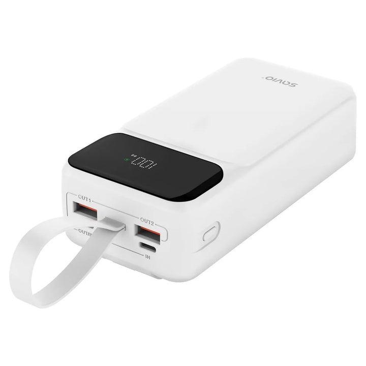 Powerbank SAVIO, 2 Ports USB, 1 Port USB-C, Schnellladung, Power Delivery, SAVBA-11