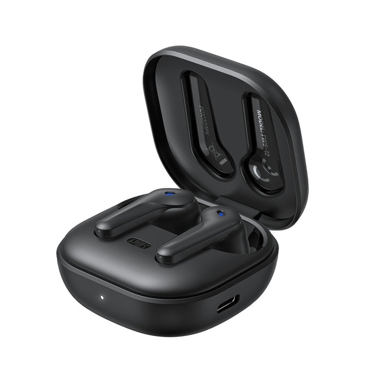 Savio Wireless Kopfhörer, Bluetooth 5.3, ANC, USB-C, schwarz