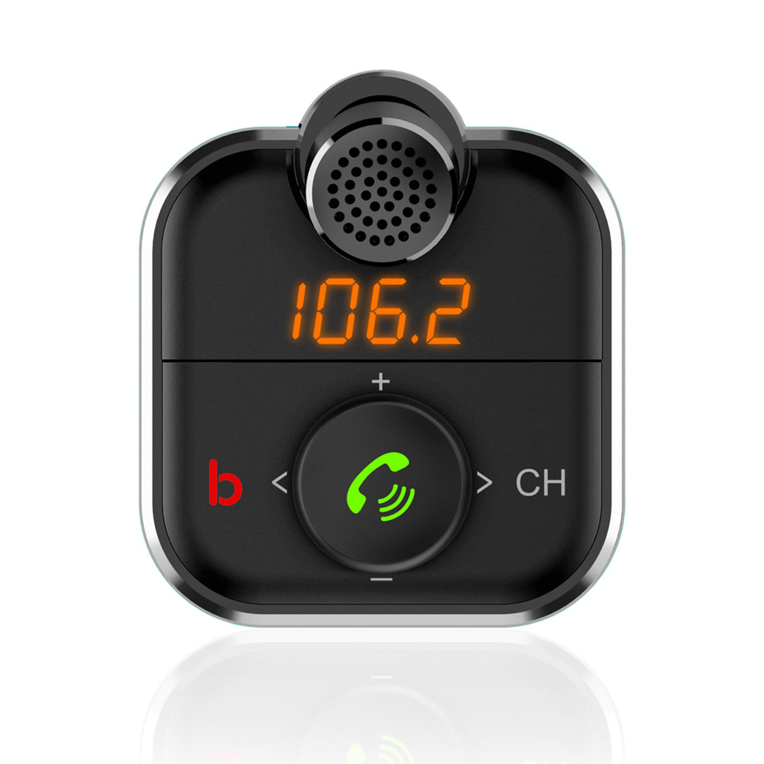 Savio MP3-Autosender, Bluetooth 5.0, Ladefunktion, schwarz, SAVFMTRANSTR-12