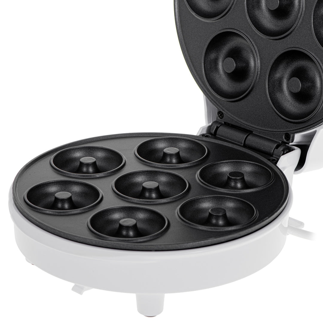 Krapfenmaschine Adler, für 7 Krapfen, Antihaftbeschichtung, weiß, 1500W, AD 3075