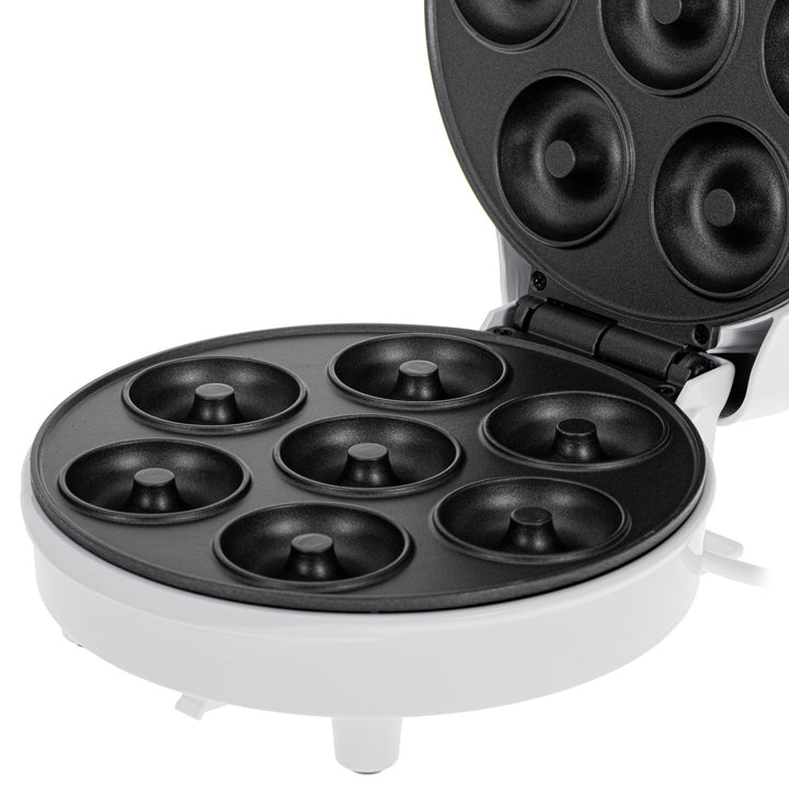 Krapfenmaschine Adler, für 7 Krapfen, Antihaftbeschichtung, weiß, 1500W, AD 3075