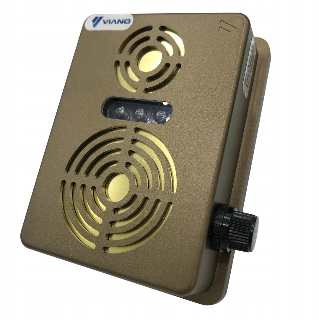 Nagetier-, Marder-, Mäuseschutz Viano, Ultraschallgenerator, Radar, zwei Lautsprecher, Duo Gold