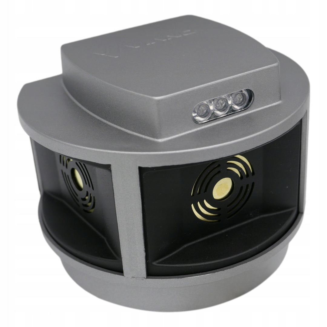 Nagetierabwehr, Marderabwehr, Mäuseabwehr Viano, Ultraschallgenerator, Stroboskopplatte, drei Lautsprecher, Trio-Strob