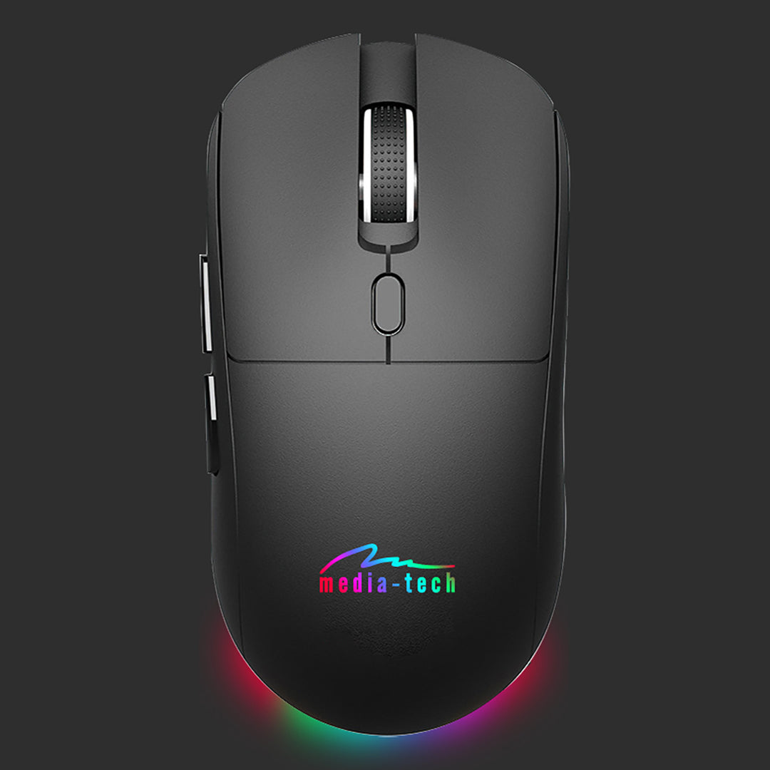 Kabellose 2-in-1-Maus (BT/RF), leise und aufladbar MT1124, Media-Tech