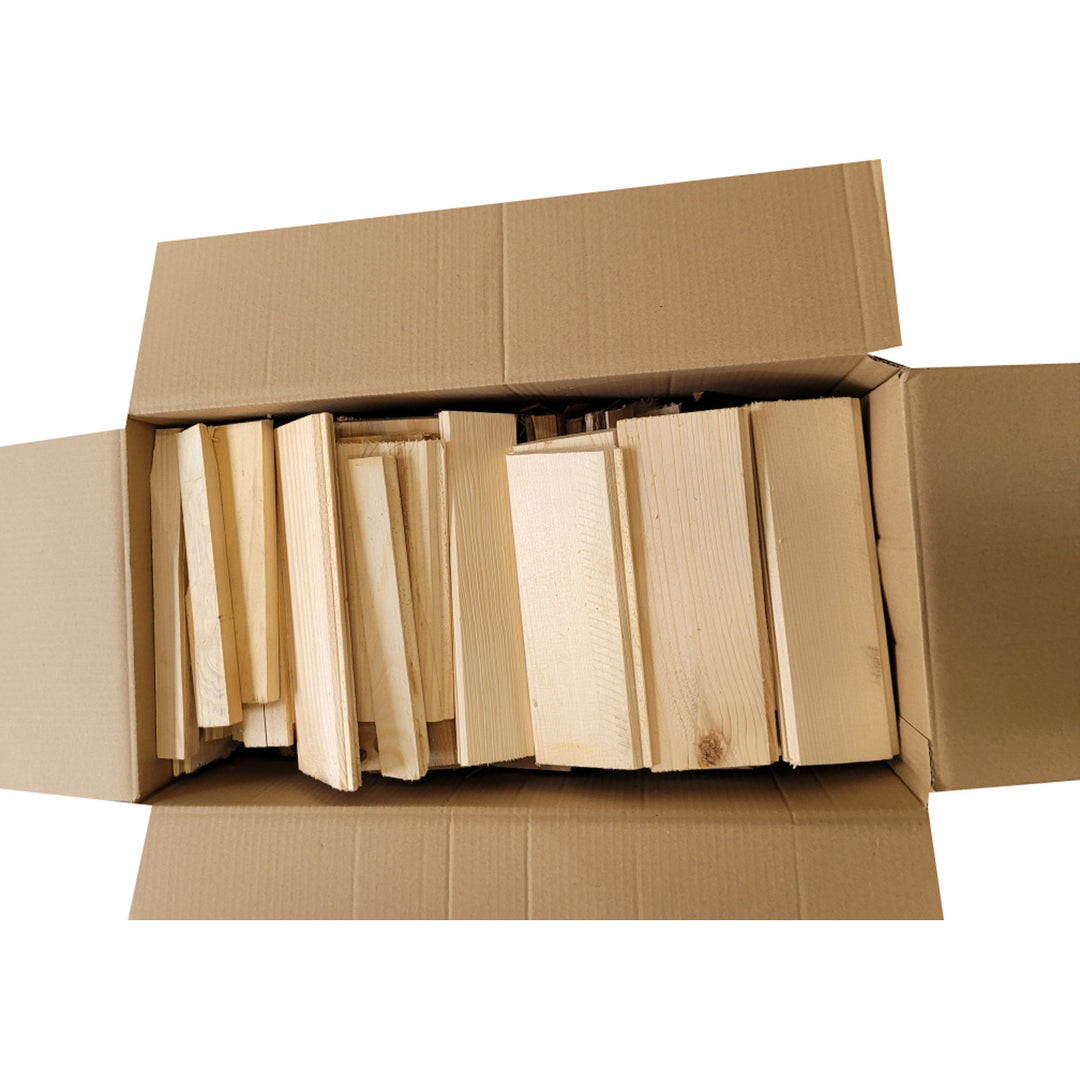 Fichte Anzündholz trocken 25kg für Kamin Grill Kocher