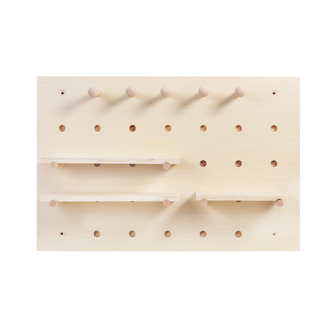 Maclean Whiteboard-Organizer aus Holz, helle Holzfarbe, 40x60cm, max. 20kg, MC-130 WD, 2 Stück