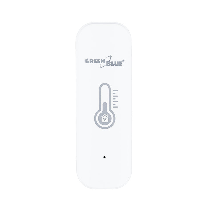 GreenBlue WLAN-Temperatur- und Feuchtigkeitssensor, Android/iOS/Alexa/Google Home, 3,0 V Gleichstrom, LR03x2, GB737