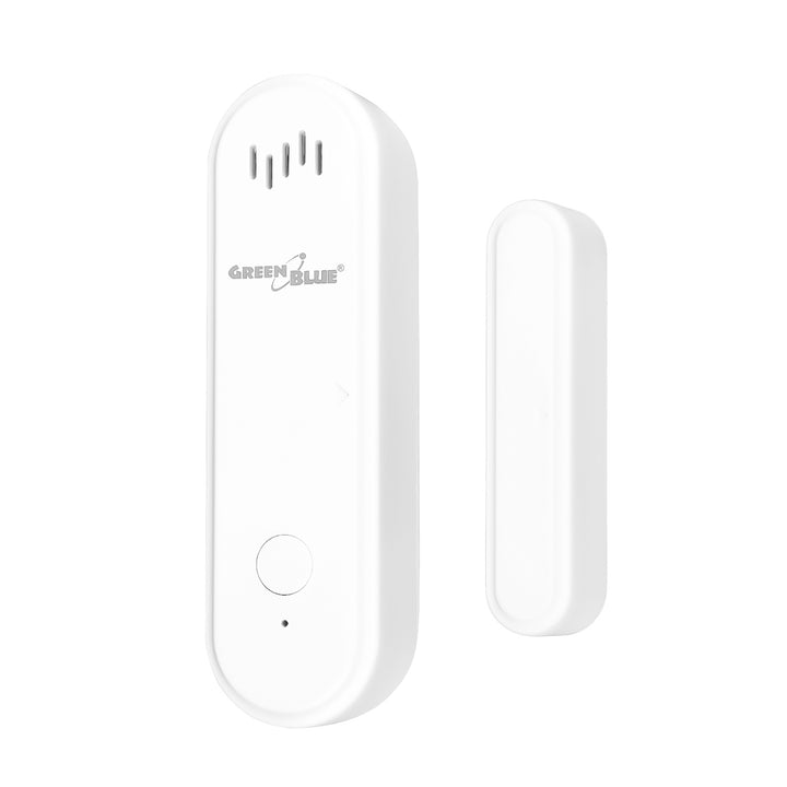 Drahtloser Reed-Schalter / WiFi-Öffnungssensor von GreenBlue, Android/iOS, für Türen / Fenster, 3,0 V DC, LR03x2, mit Alarm, GB478