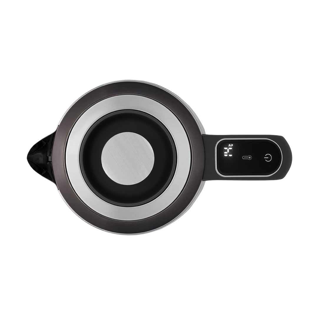 Concept Glas-Wasserkocher, Fassungsvermögen 1,7 l, Leistung 1850–2200 W, Farbe Schwarz, Strix-Anschluss, Temperaturregelung, digitale Steuerung, RK4195