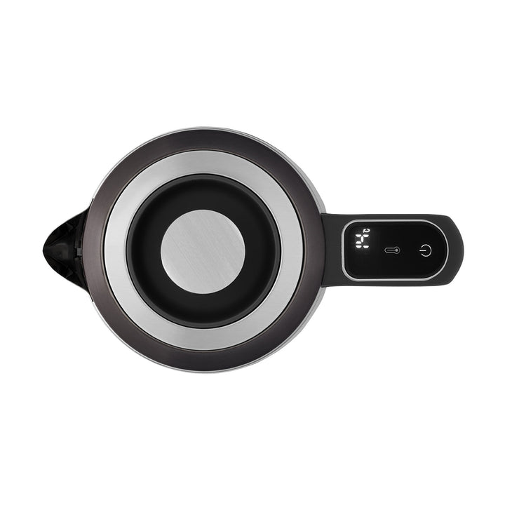 Concept Glas-Wasserkocher, Fassungsvermögen 1,7 l, Leistung 1850–2200 W, Farbe Schwarz, Strix-Anschluss, Temperaturregelung, digitale Steuerung, RK4195