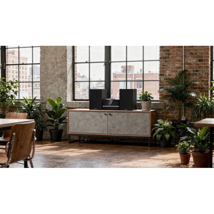 Blaupunkt Micro-Stereoanlage, Bluetooth, FM-Radio, 20 W RMS Leistung, Uhr mit Weckfunktion, CD/MP3/USB/AUX, MS9BT