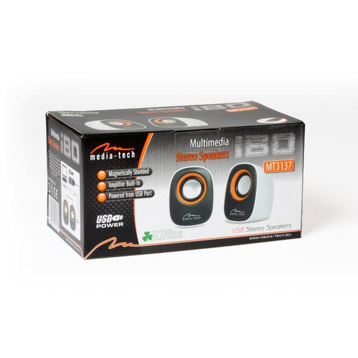 USB-betriebene 2.0-Computerlautsprecher, Media-Tech, MT3137